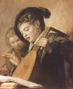 Frans Hals Two Singing Boys oil painting picture wholesale